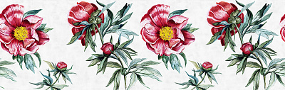Фотообои RED PEONY 4B, FLOWERS, Factura Фотообои RED PEONY 4B, FLOWERS, Factura